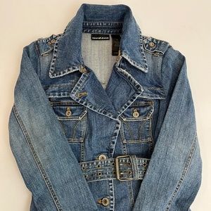 DKNY Jeans Denim Jacket with Belt